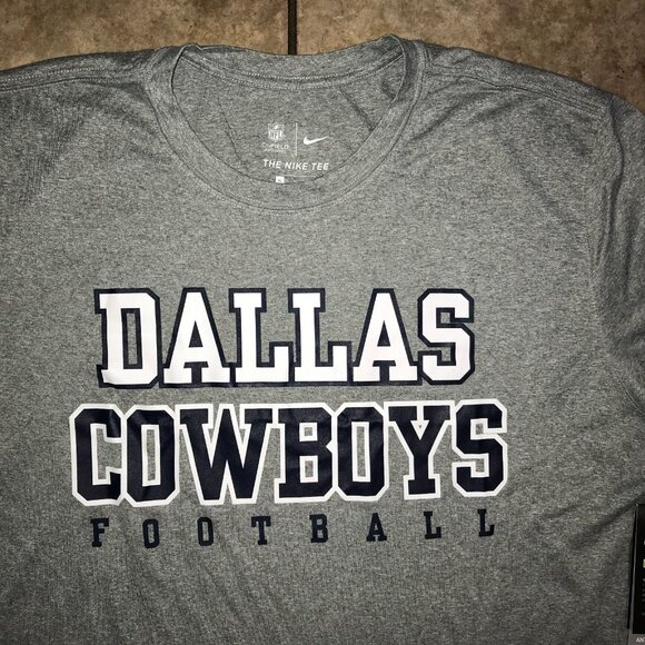 Men's Nike Dallas Cowboys Onfield Apparel Dri Fit Practice T-shirt-Size XL - Picture 8 of 12